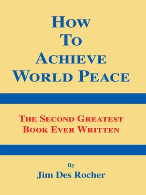 cover image of How to Achieve World Peace